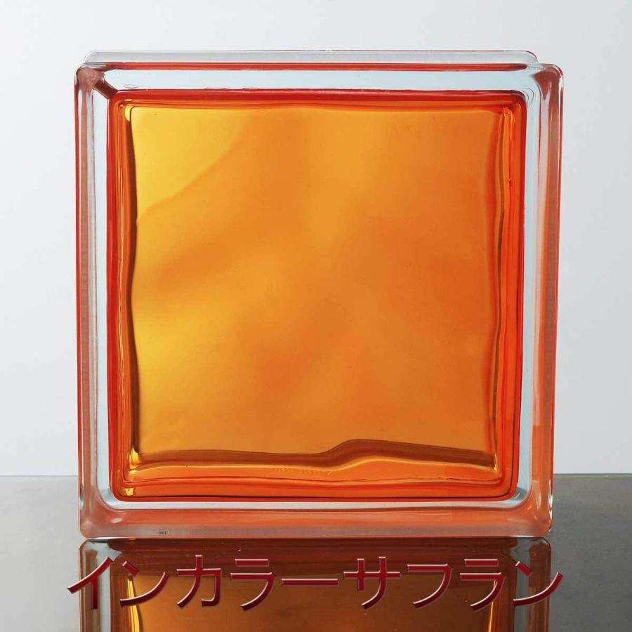 ONYX JAPAN ガラスブロック デザイン6種類 インカラーシリーズ 190mm