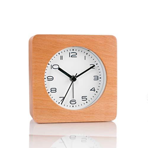 Artinova 目覚まし時計 木製置き時計 方形時計 ブナの木 手作り 夜間照明付き Jsn 3038 S 03 グッドライフ ショップ 通販 Yahoo ショッピング