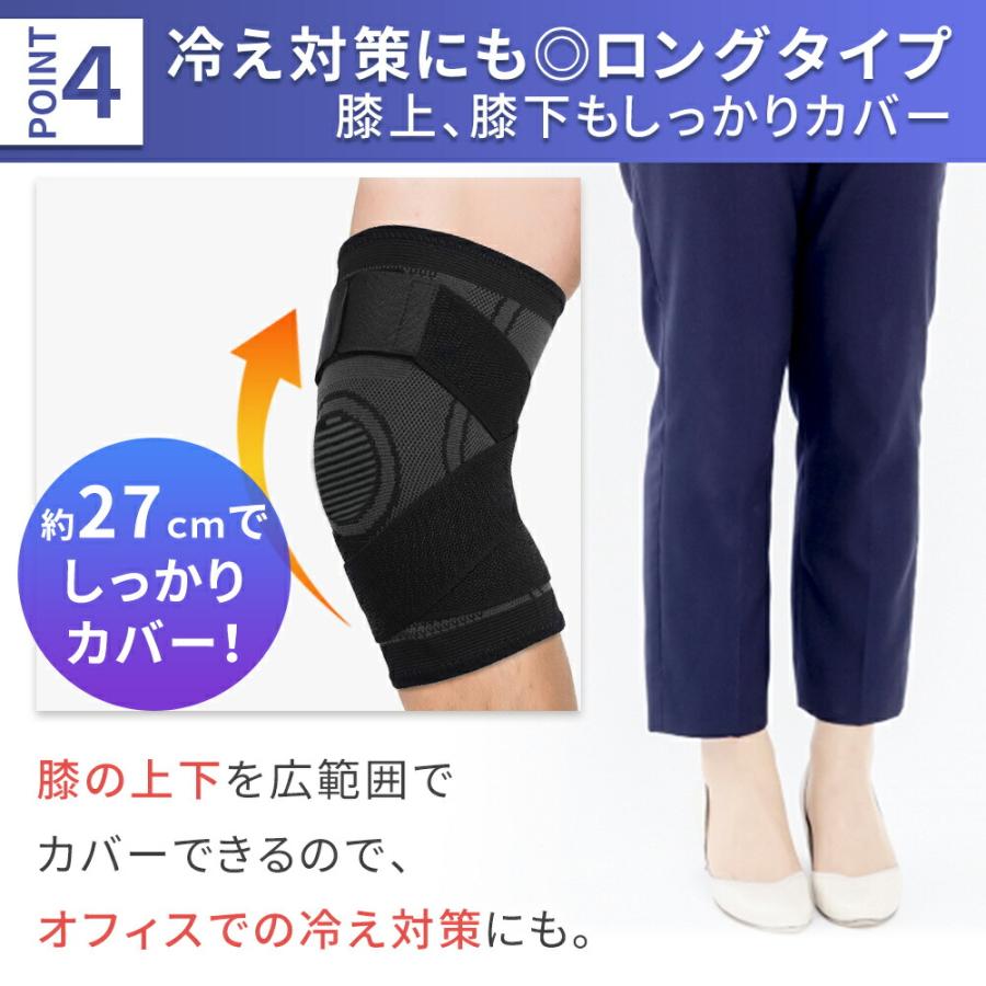 膝サポーター 1枚 夏用 大きいサイズ 高齢者 スポーツ 片足 ひざ 膝