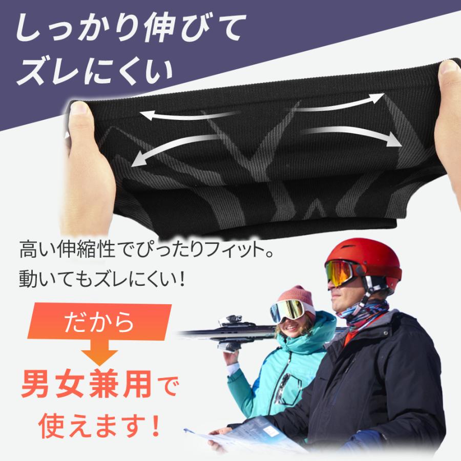 ネックウォーマー フェイスマスク 2way マスク 防寒 防風 通気性 男女兼用 フェイスウォーマー レディース メンズ 保温 通気性抜群 メッシュ フィット|mitas|03