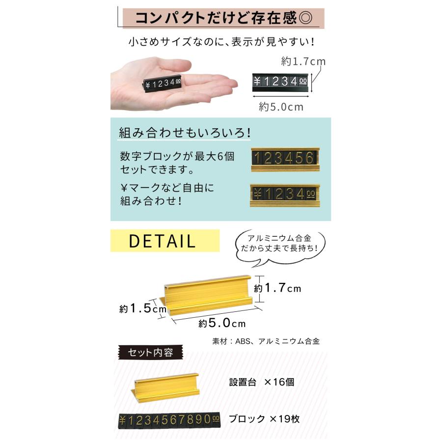 Yahoo!1位受賞／プライスキューブ プライスカード 立て ホルダー