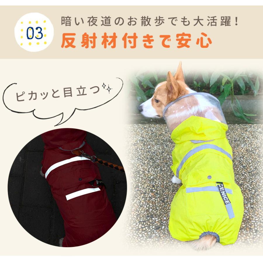 訳あり MILASIC レインコート 犬用 散歩 雨 グッズ サンバイザー付き