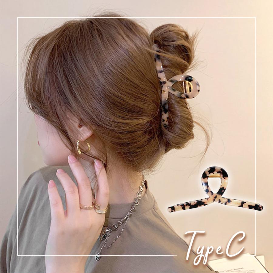 ヘアクリップ バンスクリップ 大きめ ハーフアップ おまけ付き