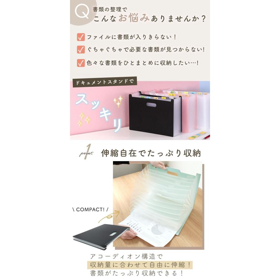 ドキュメントファイル A4 書類ケース 書類保管 整理 ドキュメント