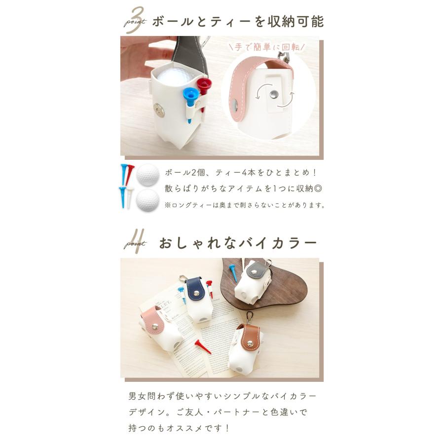 mutaMARINE ゴルフボールケース muta marine ムータ パンチングエシカル合皮ゴルフボールケース