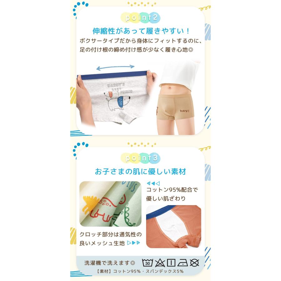 キッズ 下着 パンツ 4枚セット 子供 男の子 男児 100 110 3歳 4歳 5歳