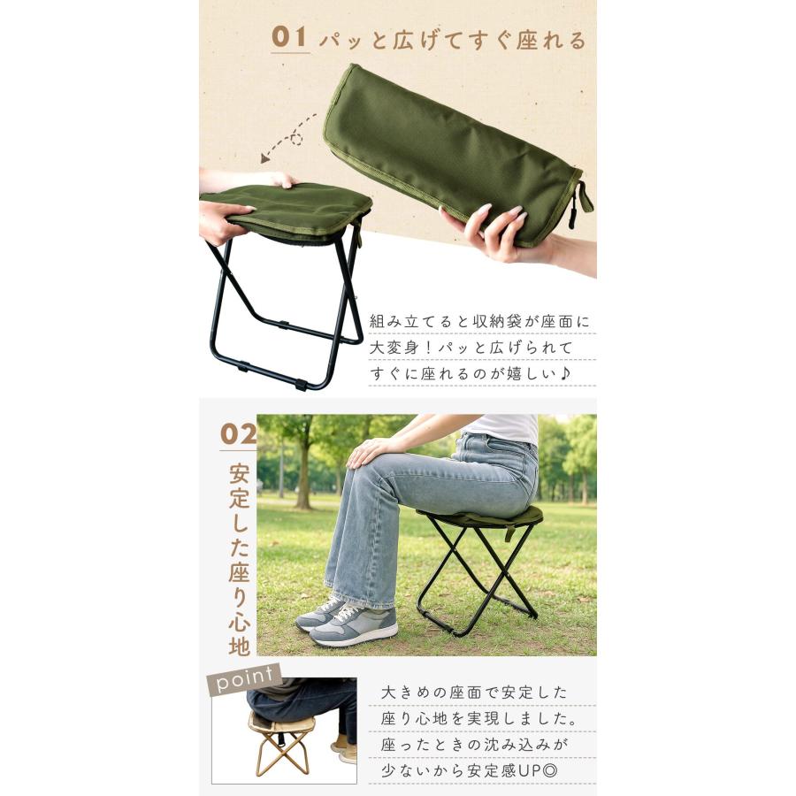 アウトドア チェア キャンプ 椅子 折りたたみ 収納袋 コンパクト 軽量 折りたたみ椅子 軽量 コンパクト 収納袋 一体型 持ち運び アウトドア