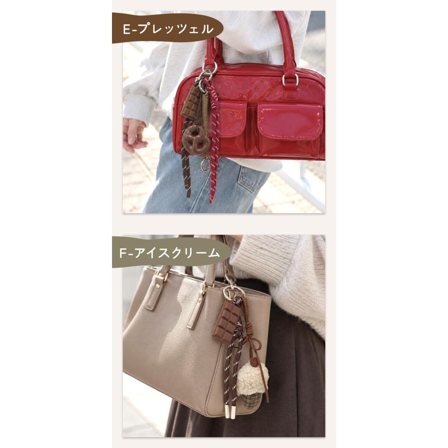 バッグアクセサリー チャームストラップ じゃらじゃら 重ね付け