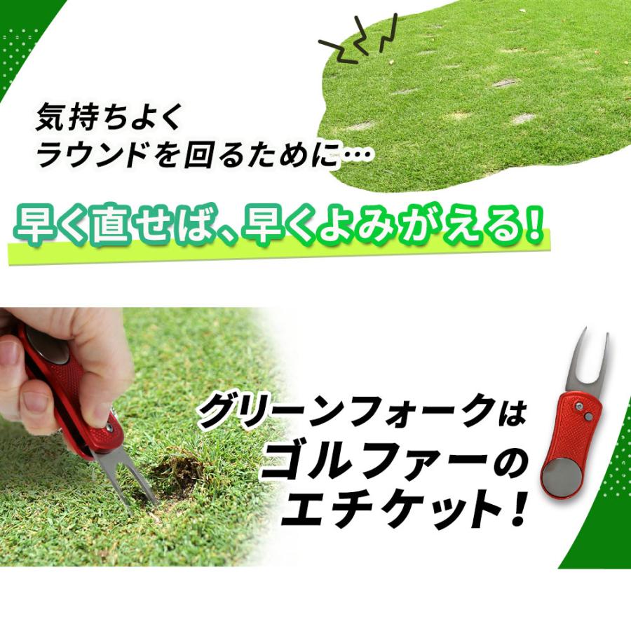 mitas ピッチマーク 修復 直し グリーンフォーク 収納タイプ おしゃれ