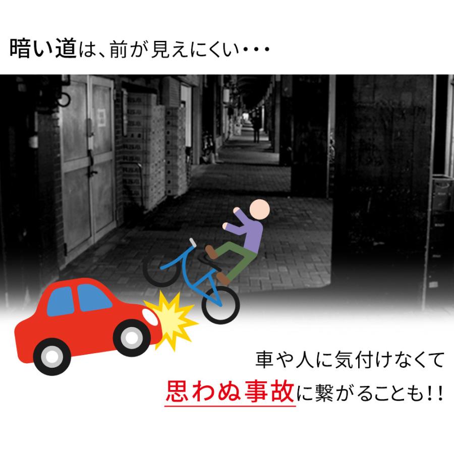 乾電池式 LED サイクルライト 自転車ライト IPX3 LEDライト 前かご用 点灯 点滅 前かご用サイクルライト かご下サイクルライト 乾電池  高輝度