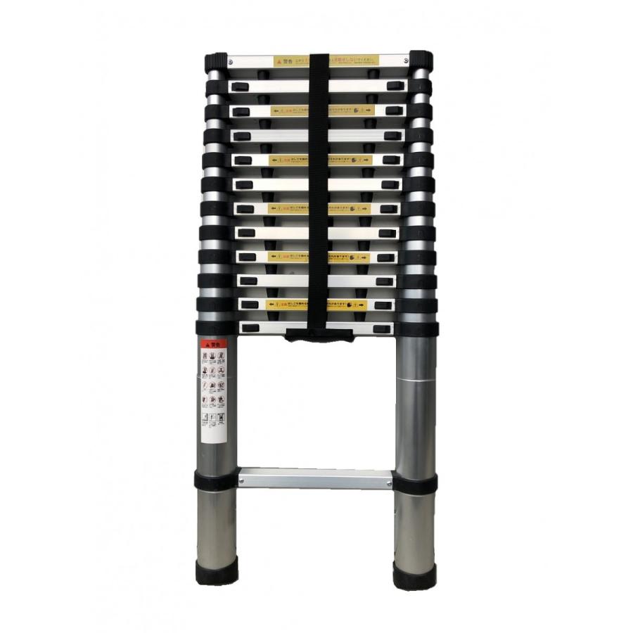 伸縮式はしご 3 8ｍ アルミ製 手挟み防止ストッパー付き 507 Oochi Worksヤフー店 通販 Yahoo ショッピング