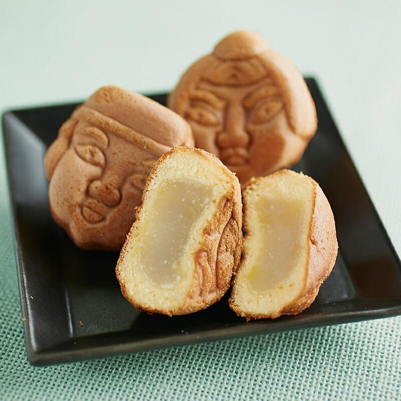 大江戸 人形焼き(赤掛け紙)(小倉あん4個、栗あん4個)2種計8個箱入 東京