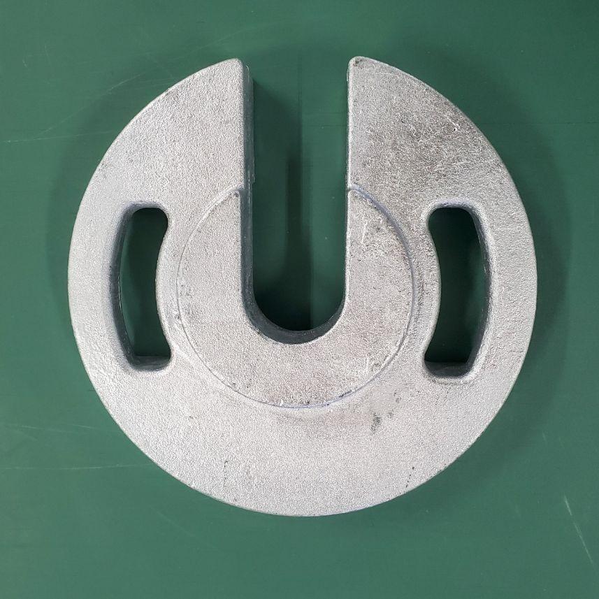 テント重り 10kg 丸型 メッキ品 テントウエイト 重り ウエイト 風対策