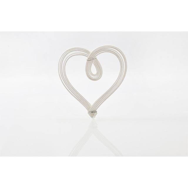 ハート型水引ラッピング（白） シンプル版 : 水引通販ならココ 大橋