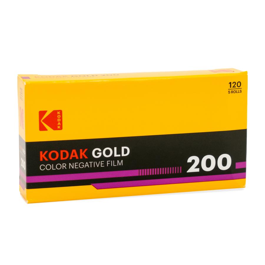 Eastman Kodak カラーネガフィルム GOLD 200 120 5本パック 7518418 | Kodak