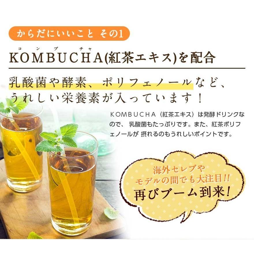 コンブチャ ＋ 酵素ドリンク KOMBUCHA＋酵素720ml 国産 紅茶キノコ ...