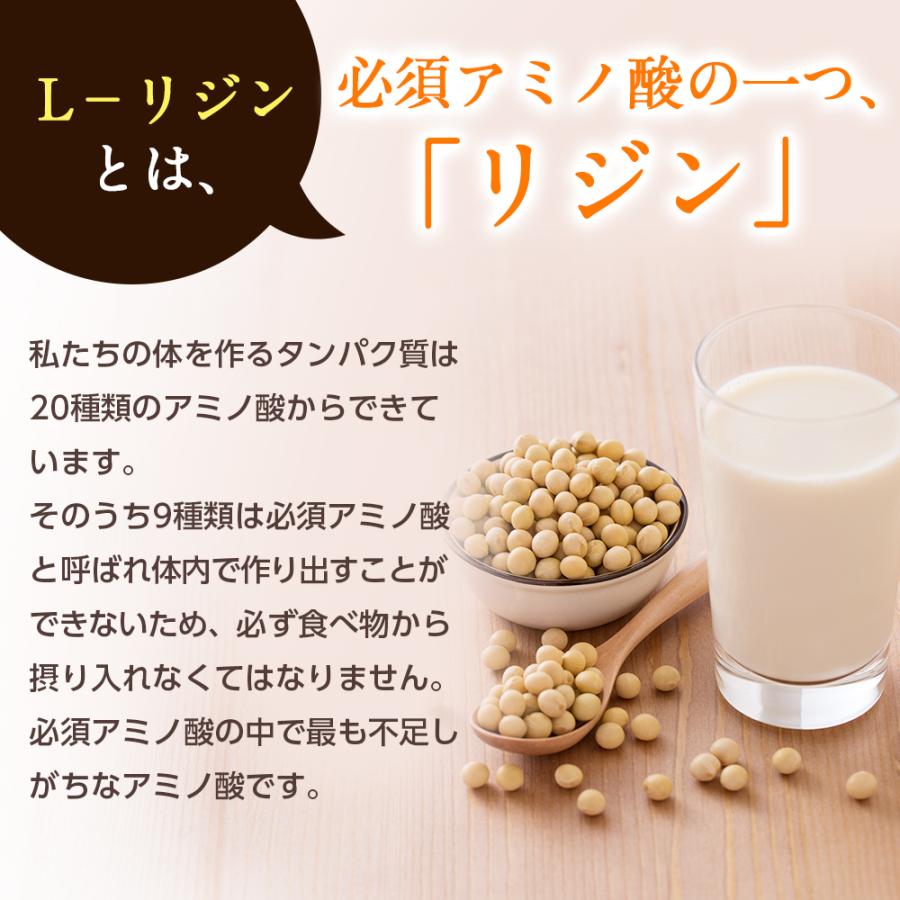 国産 L-リジン1000【1ヶ月分／3袋】 L-リジン リジン サプリメント