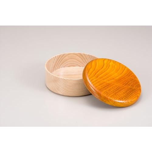 弁当箱 お弁当 山中塗 国産木製品 Colorful BOX 蓋イエロー/本体シャイン