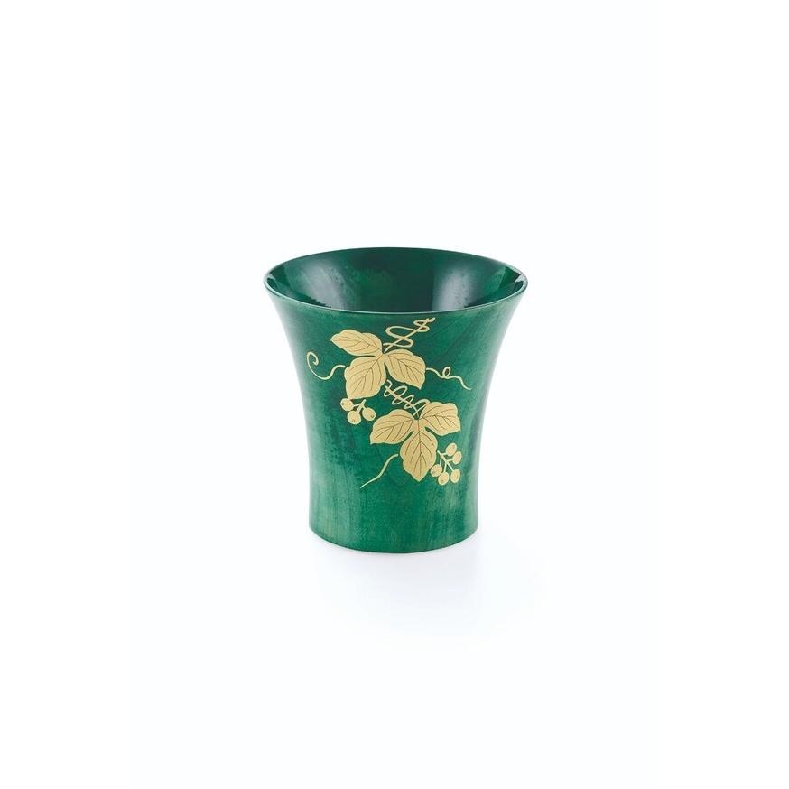 Cool Cup グリーン 蔦 : 山中塗 嘉匠菴 大尾嘉漆器 - 通販 - Yahoo