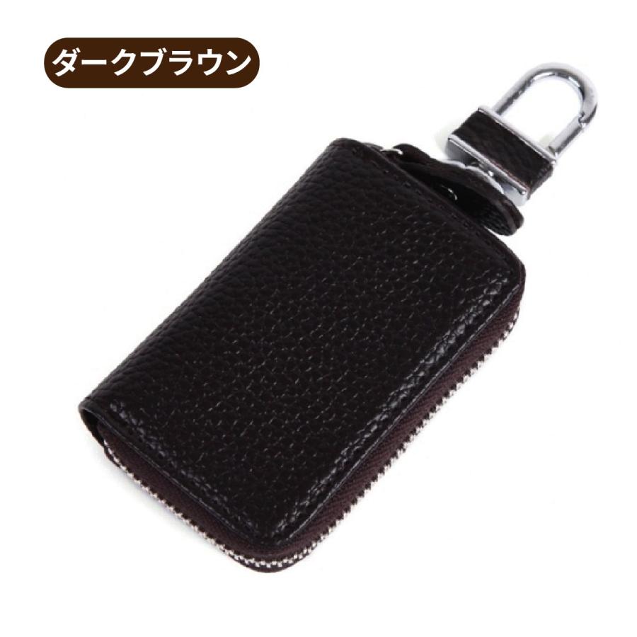 キーケース スマートキー メンズ レディース ブランド スマートキーも入る おしゃれ 多機能 本革 レザー かわいい プレゼント 高級 車 バイク 財布 カラビナ | ブランド登録なし | 12