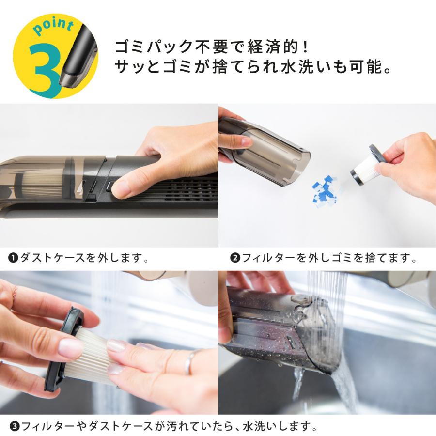 ハンディクリーナー 充電式 コードレス 車 スティッククリーナー コードレス掃除機 掃除機 ハンディ 強力 充電 おうち時間 おすすめ 新モデル Y 295 Paper Cakes 通販 Yahoo ショッピング