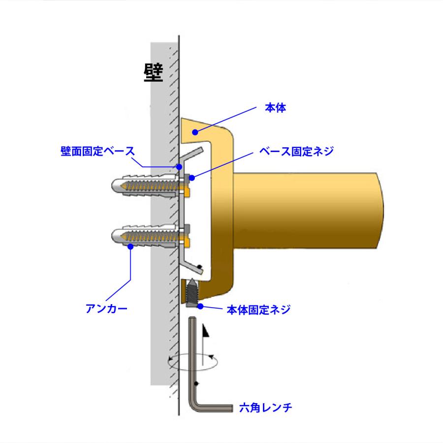 ドライヤーホルダー 壁掛け ネジ ドライヤースタンド ドライヤー 収納
