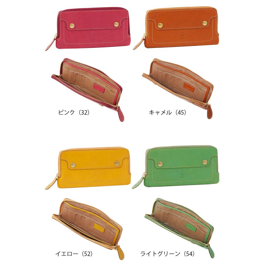 【未使用】Dakota ラウンド　長財布　キャメル×グリーン Dakota（ダコタ） 最大51％ 長財布 財布 ラウンドファスナー長財布