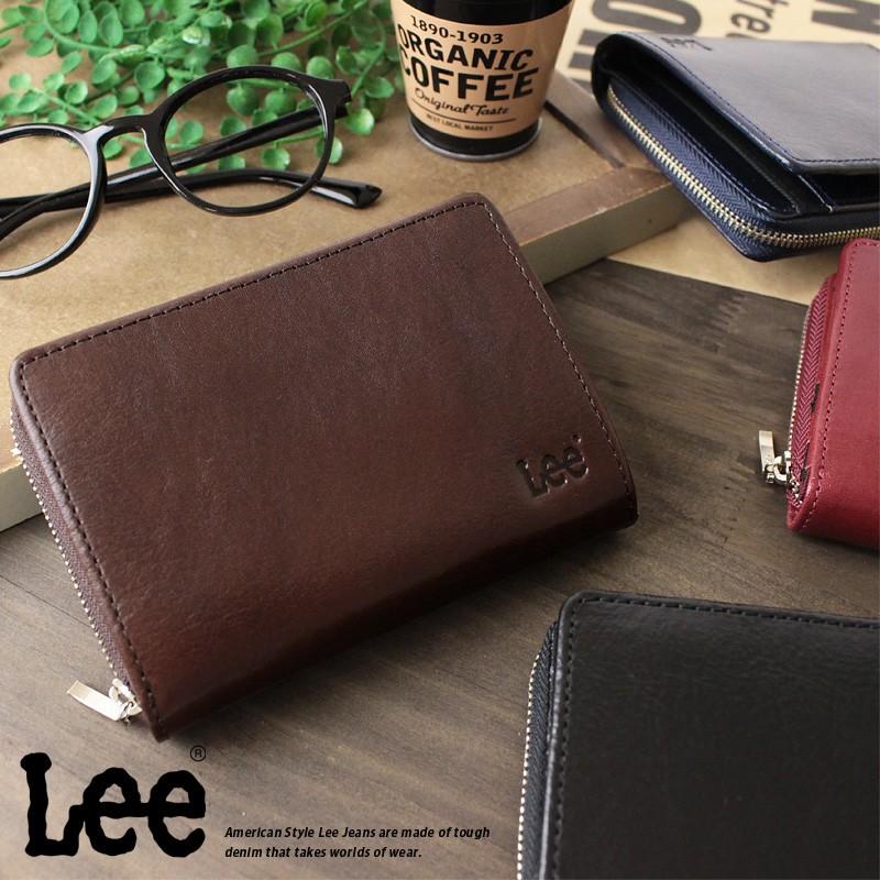 Lee リー 二つ折り財布 2つ折財布 財布 サイフ メンズ 本革 Lee リー 二つ折り財布 2つ折財布 財布 サイフ メンズ 本革