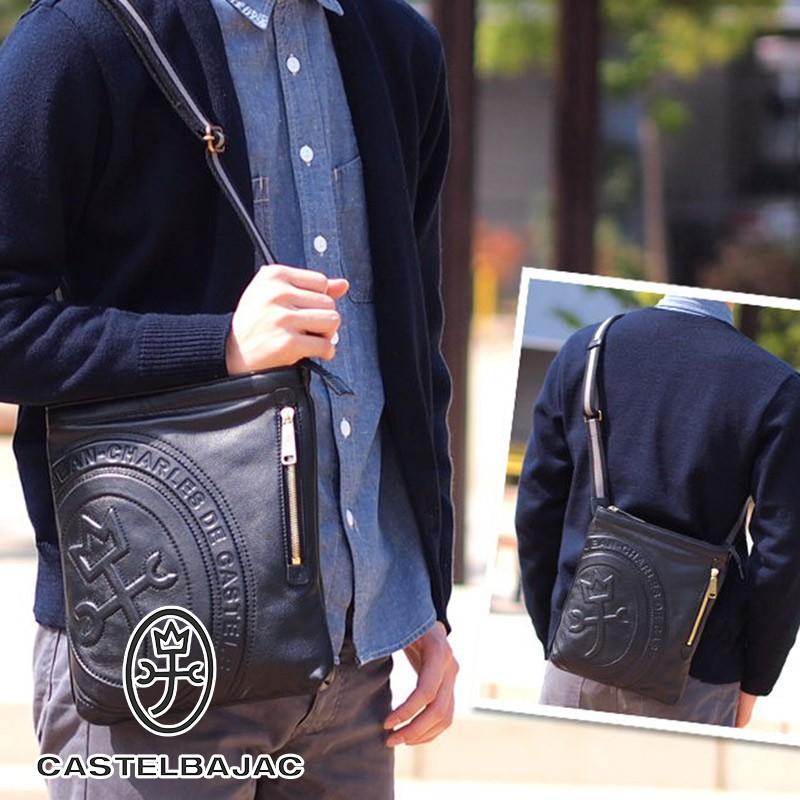 CASTELBAJAC 在庫処分/カステルバジャック 薄マチショルダーバッグ  