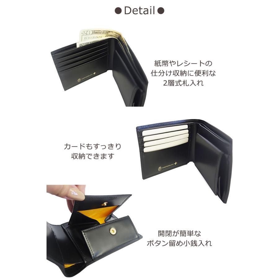CASTELBAJAC（カステルバジャック） 二つ折り財布 シテ 089651 : おお