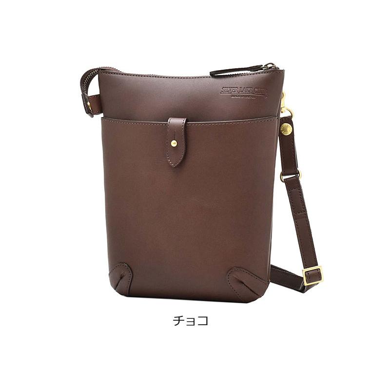 シルバーレイククラブ SILVER LAKE CLUB レザーショルダーバッグ