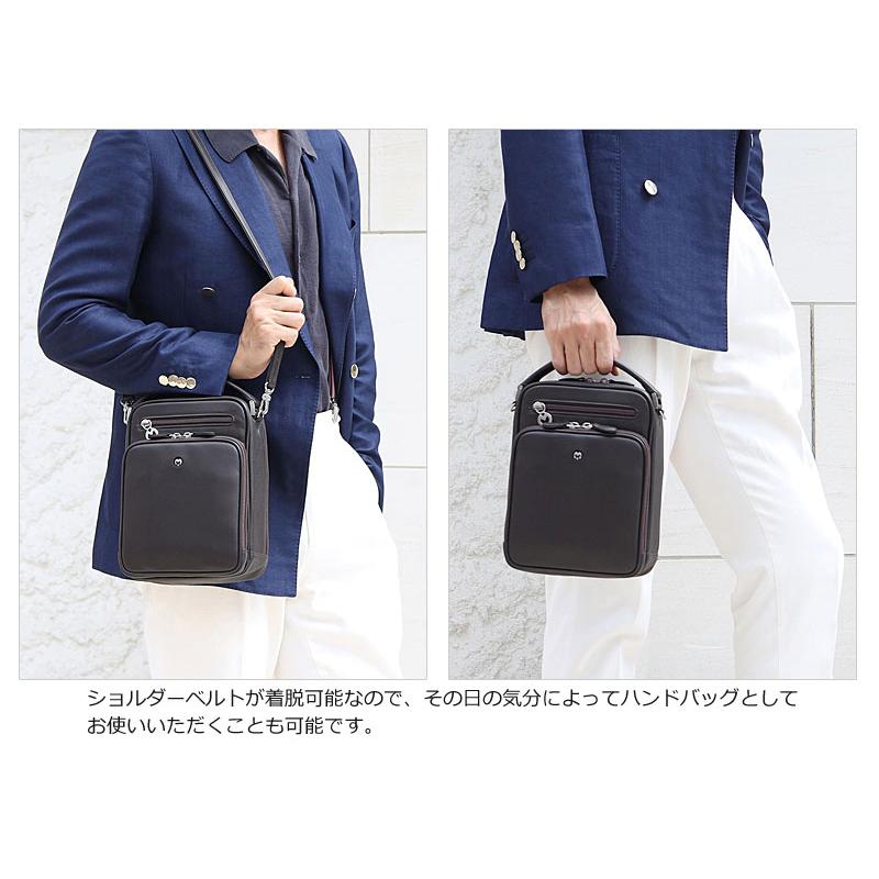 ミラショーン mila schon 2WAYレザーショルダーバッグ 17cm 縦型 日本製  クレスタ 193123｜ookawabag｜08