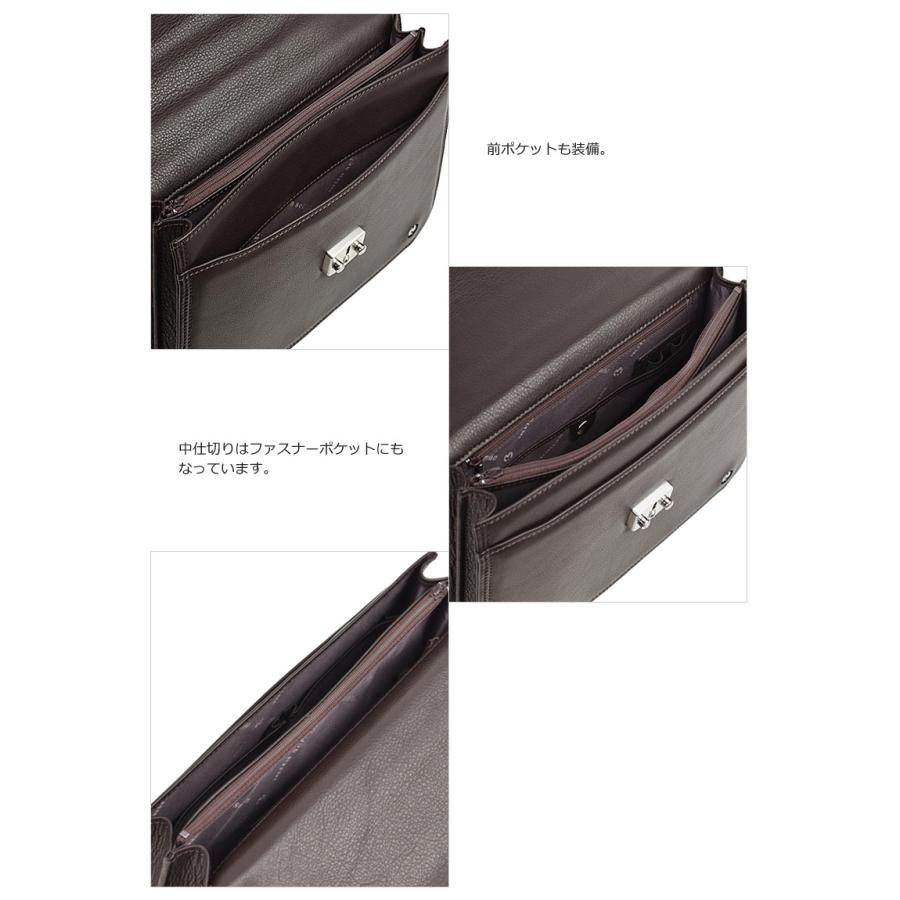 mila schon ミラショーン レザー カブセ ビジネスバッグ B5対応 mila schon ミラショーン レザー カブセ ビジネスバッグ B5対応