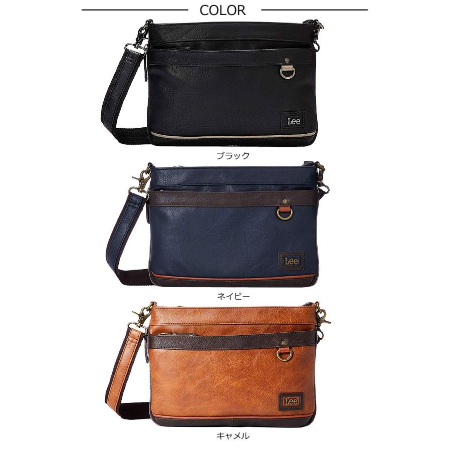 Lee（リー） Lee 2WAY マチ拡張 クラッチバッグ サコッシュ ブレス