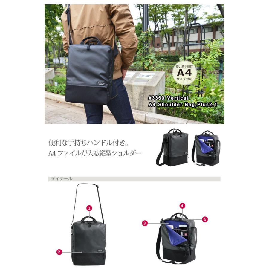 MANHATTAN PASSAGE　ショルダバック A4 MANHATTAN PASSAGE（マンハッタンパッセージ） 最大49%☆5/1限定 正規