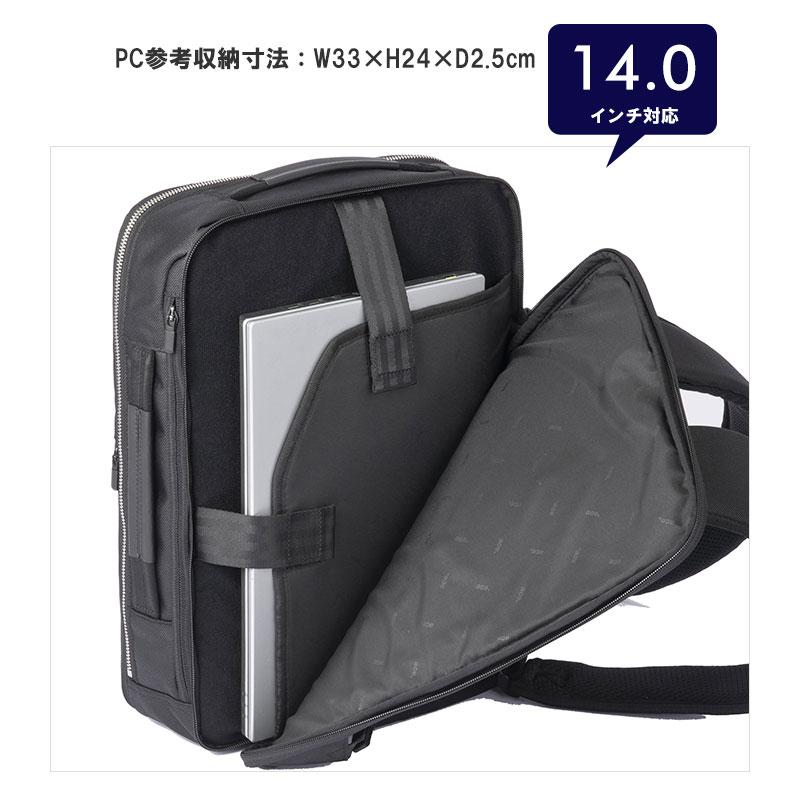 ace. GENE LABEL エースジーン ACEGENE ビジネスリュック A4 PC収納