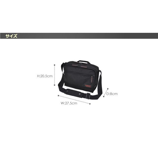 マンハッタンパッセージ MANHATTAN PASSAGE ショルダーバッグ メンズ  5L デザインソリューション 8085｜ookawabag｜02