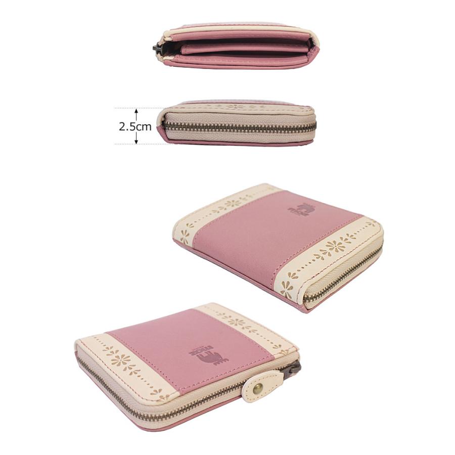 モズ MOZ moz ミニ財布 Flower フラワー 86064 (北海道沖縄/離島別途送料) 正規取扱店 moz（モズ） MOZ moz ミニ財布 Flower フラワー 86064 ヘラジカ 北欧