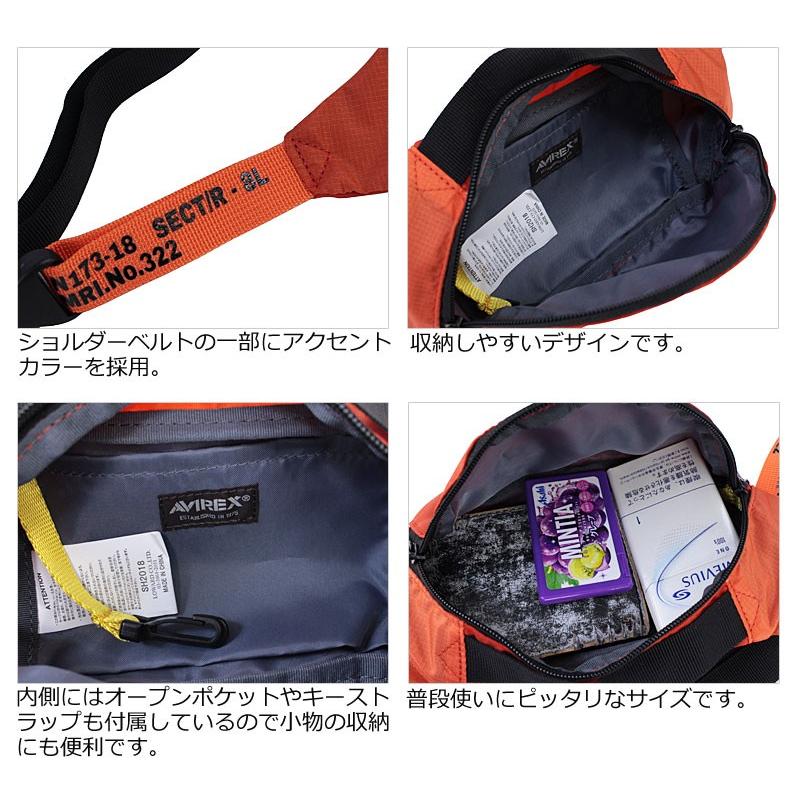 AVIREX（アヴィレックス） アビレックス ボディバッグ ウエストバッグ