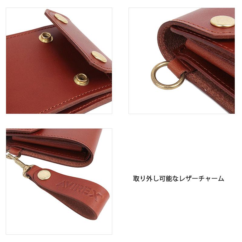 AVIREX（アヴィレックス） アビレックス 三つ折り 財布 FAHNE2