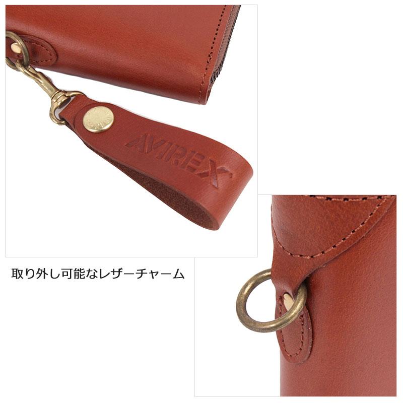アビレックス アヴィレックス AVIREX L字二つ折り 財布 FAHNE2 ファーネ2 ax9301  トップガン 　メンズ  バイカー　ミリタリー 人気 ブランド 正規取扱店の画像