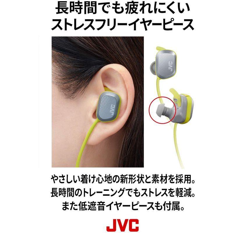 衝撃特価JVC HA-AE1W-H ワイヤレスイヤホン 防水防塵仕様 Bluetooth対応 スポーツ向け 最大11時間再生 グレー イヤホン、ヘッドホン ワイヤレスイヤホン Bluetooth 長時間再生 防水 ノイズ削減