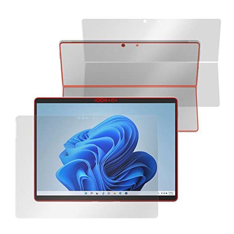 ミヤビックス Surface Pro 8 用 PET製フィルム 強化ガラス同等の硬度 高硬度9H素材採用 光沢タイプ 液晶・背面 保護 フィ  【予約販売】本