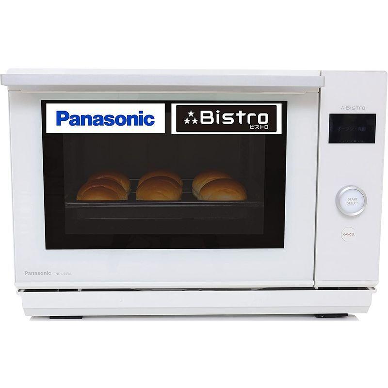 【値下げ・名盤】 パナソニック オーブンレンジ ビストロ 25L マイスペック シンプルデザイン メニュー追加 スマホ連携 ホワイト NE-UBS5A-W 【CE8427597171】(30276円)