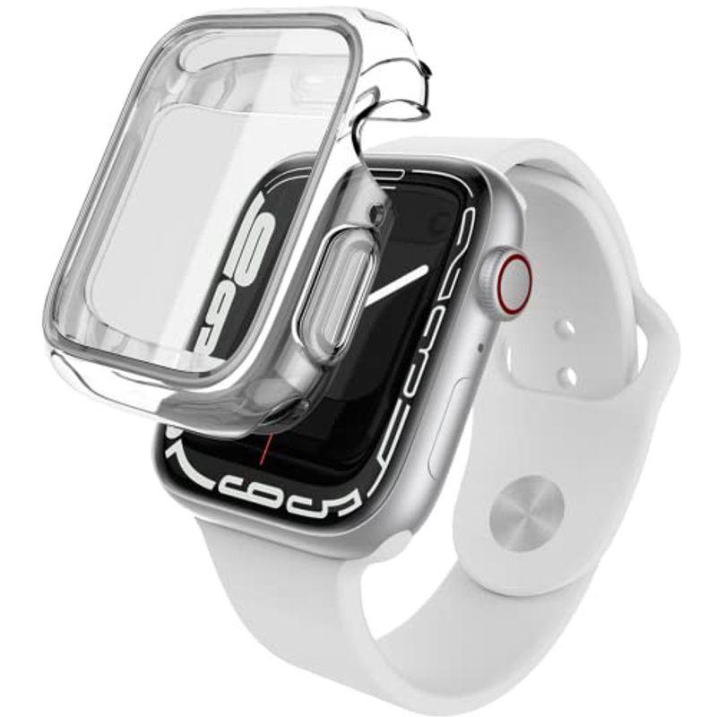 独創的 ケース 対応 45mm 7 Series Watch Apple RAPTIC クリア クリアケース 吸収 衝撃 カバー 耐衝撃 全面保護 スマートウォッチ本体