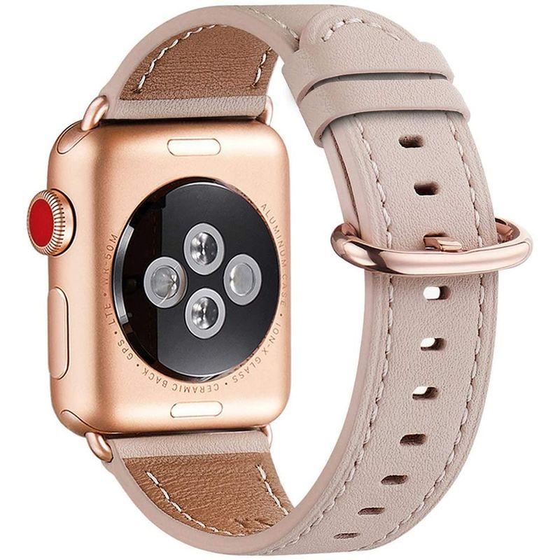 送料無料キャンペーン?】 WFEAGL コンパチブル Apple Watch バンド,は本革レザーを使い、iWatch SE,Series スマート ウォッチ本体