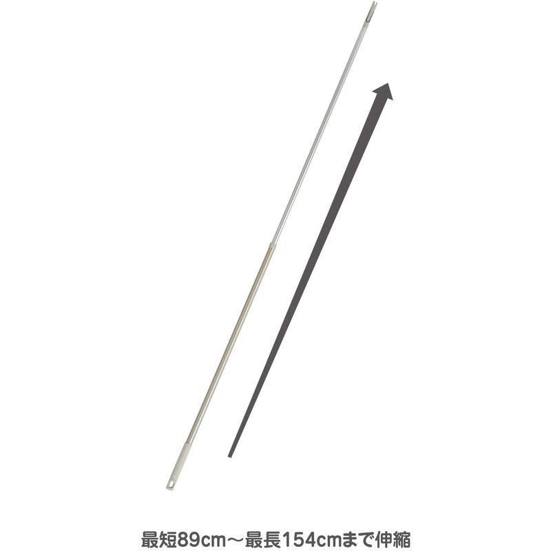 お洒落山崎産業 伸縮 ポール 各種ヘッド対応 150EX 最長1.5m 175949 ガラスワイパー、スクイジー 山崎産業 窓 ガラス ワイパー ハンディ 小窓・スリット窓 幅6cm 182473