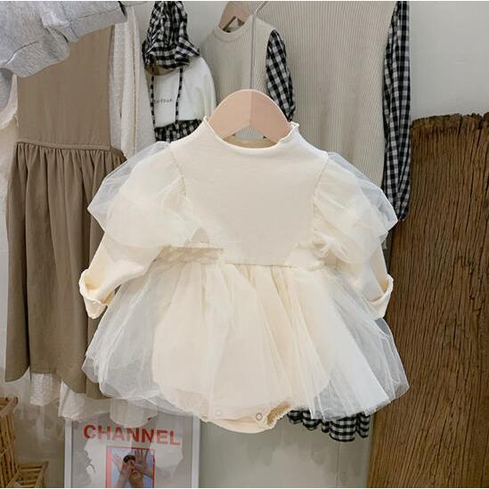 女の子用ロンパース★ドレス　ヘアバンド付★サイズ80・90★2色 |  | 02