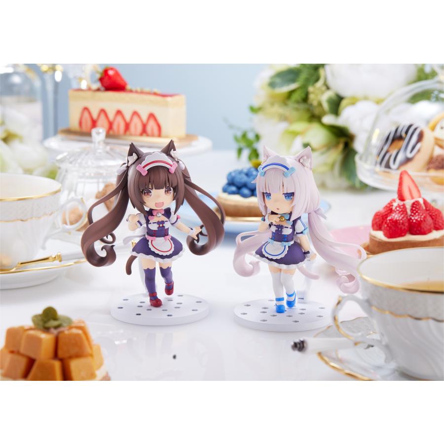 PLUM ネコぱら ミニフィギュア100! ショコラ&バニラ 2体セット PLUM ネコぱら ミニフィギュア100! ショコラ&バニラ 2体セット