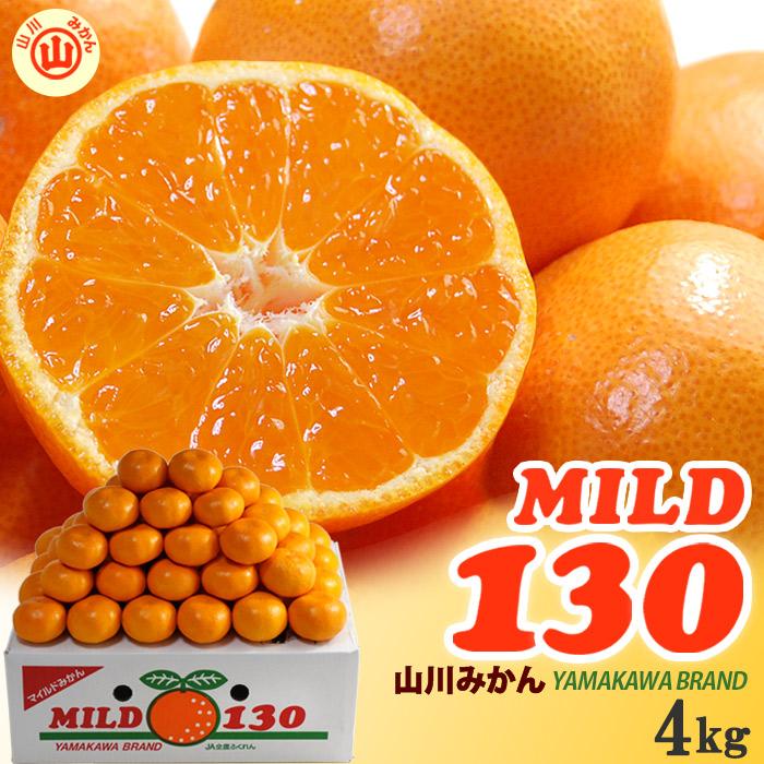 みかん お歳暮】◎JAみなみ筑後 山川みかん『マイルド130』M玉 約4㎏ ※11月30